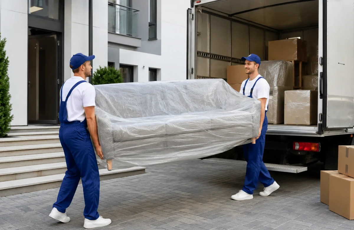 Operação de carreto e mudança residencial
